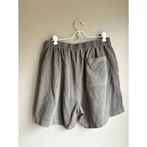 Talentless Womens‎ Shorts High Rise Elastic Waist Pull-On Relaxed Gray Size XXL - Picture 2 of 3